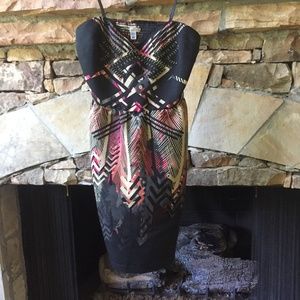 Adorable Ecote Beaded Sweetheart Mini Dress